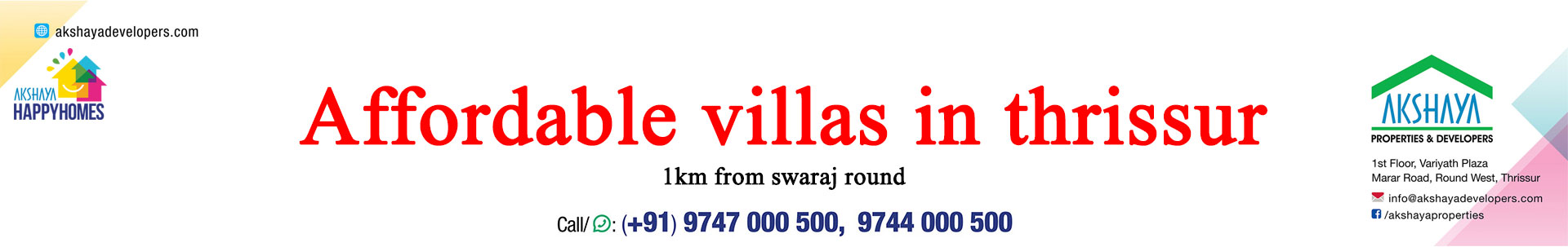 affordable villas in thrissur